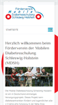 Mobile Screenshot of mobile-diabetesschulung.de